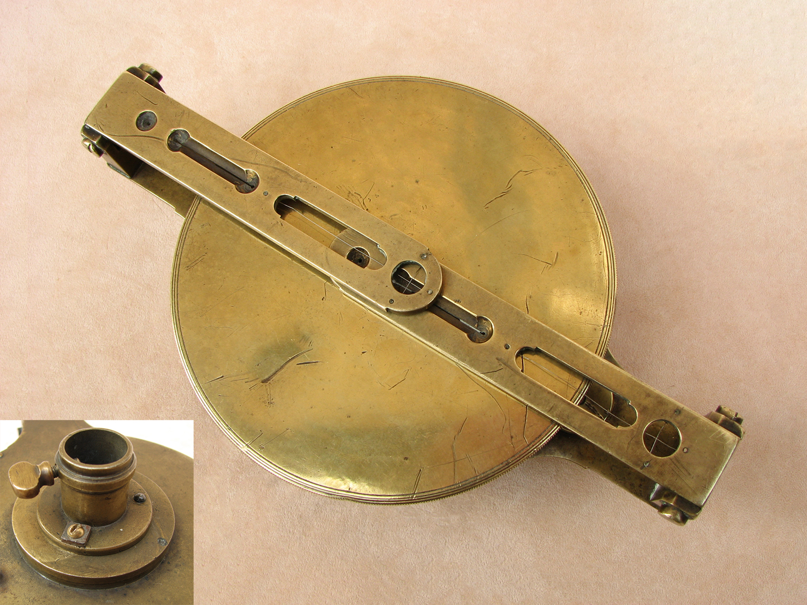 Early 19th century Surveyors compass signed Bate London